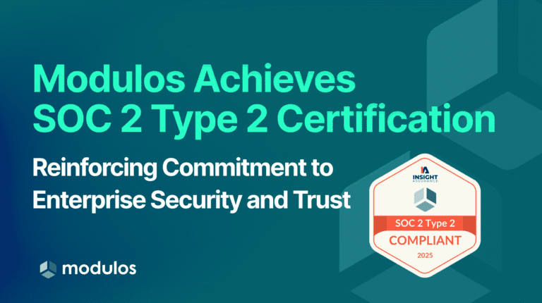 Modulos AG Achieves SOC 2 Type 2 Certification, Reinforcing Commitment to Enterprise Security and Trust