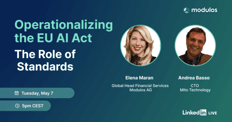 Operationalizing the EU AI Act – The Role of Standards