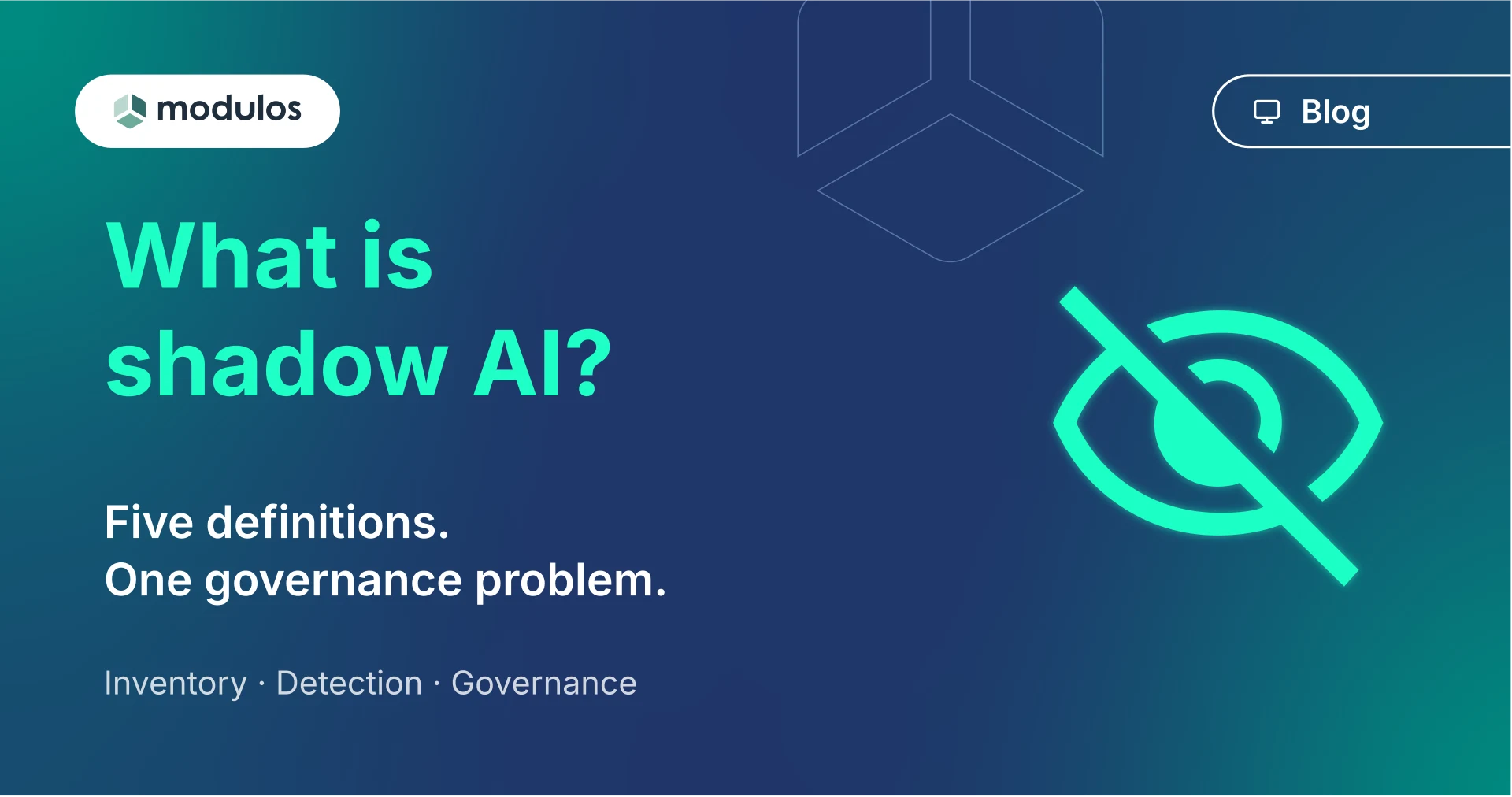 What is Shadow AI? Five definitions, one Governance Problem