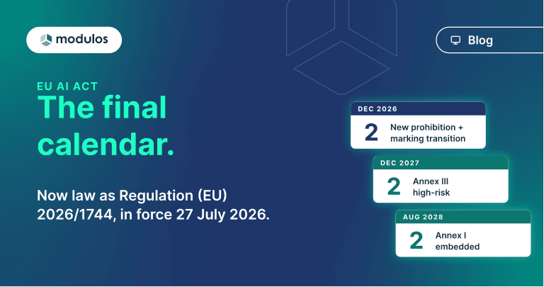 EU AI Act Omnibus Published: New Deadlines Are Now Law