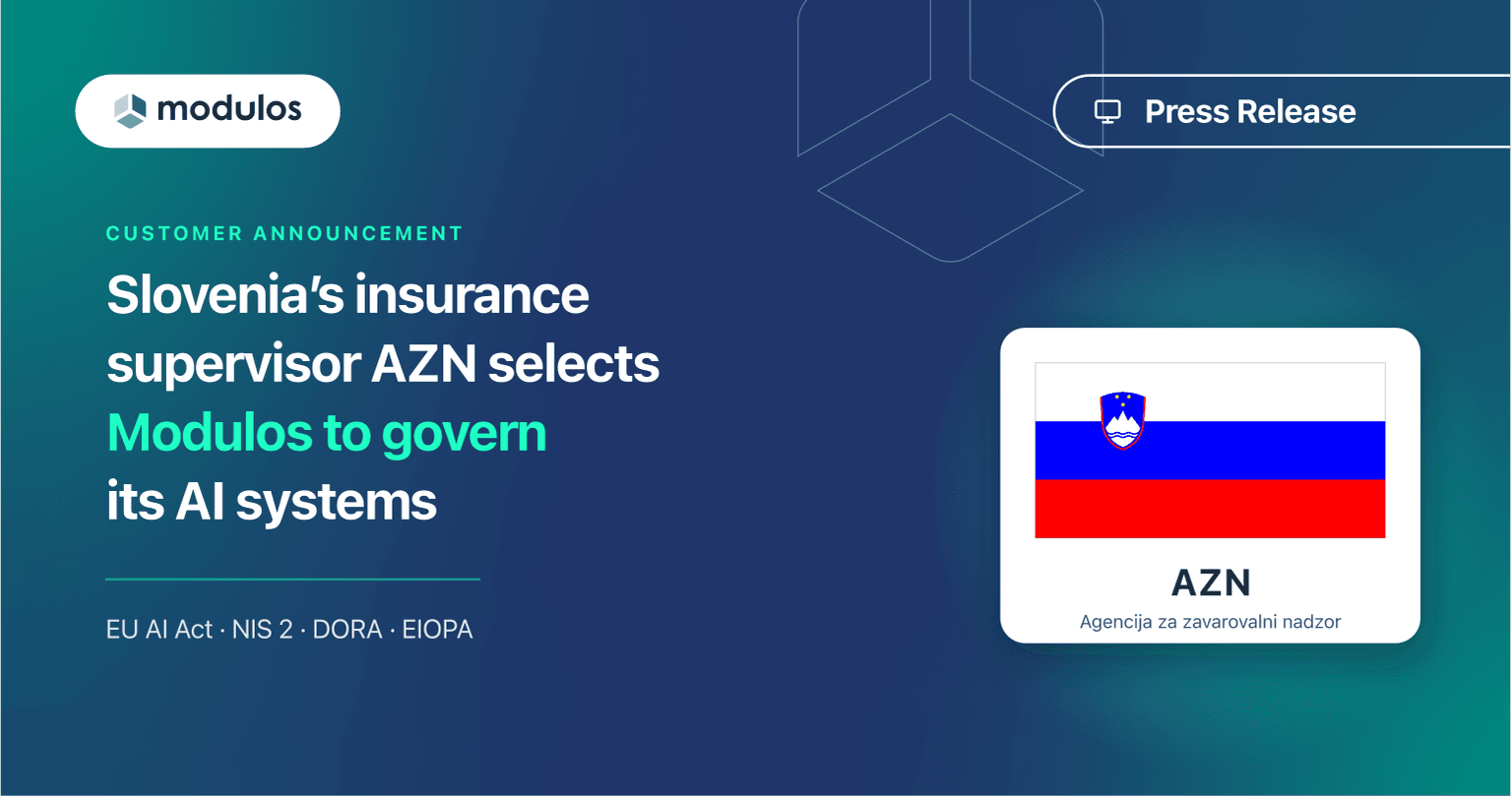 A European financial supervisor selects Modulos' AI governance platform