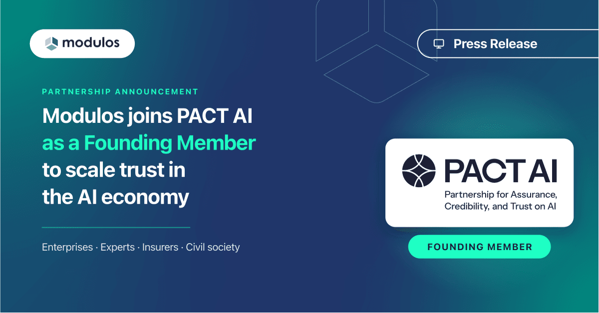 Modulos joins PACT AI as Founding Member