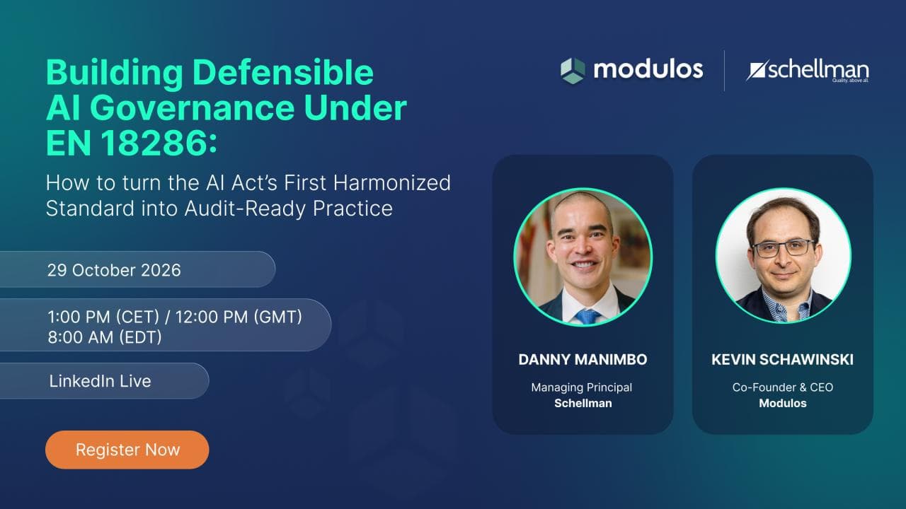 Building Defensible AI Governance Under EN 18286