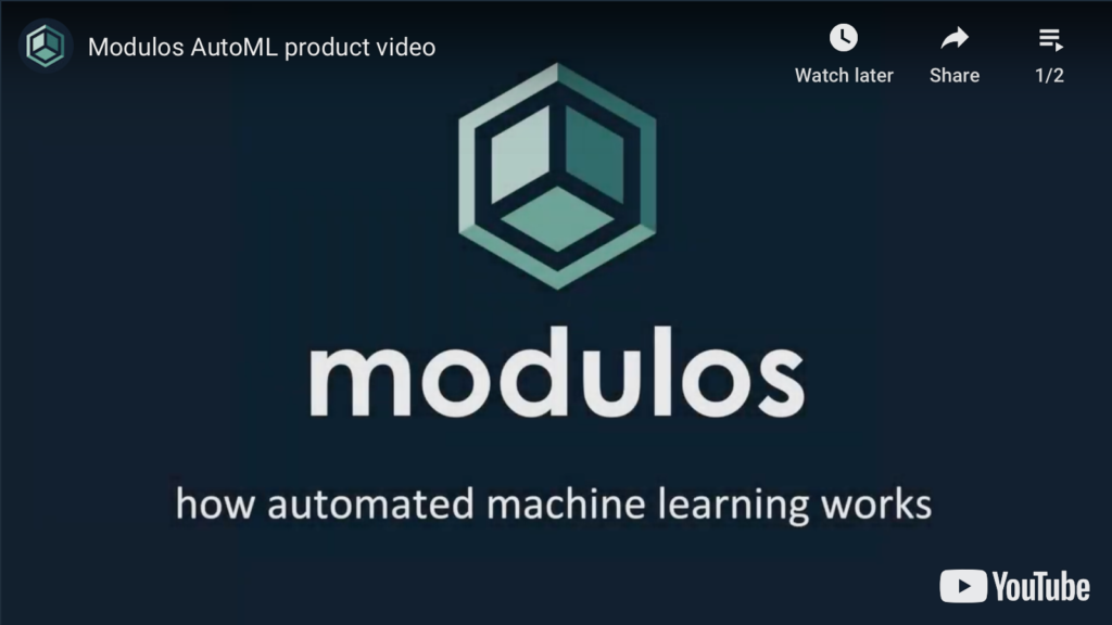 Modulos AutoML product video