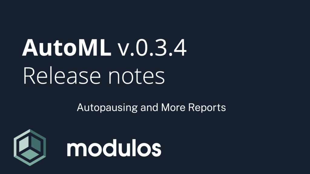 Modulos AutoML - release notes