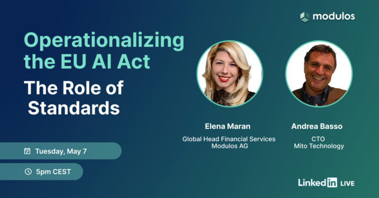 Operationalizing the EU AI Act - The Role of Standards